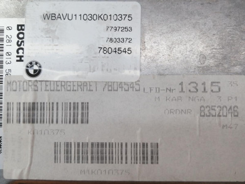  CENTRALITA MOTOR UCE, BMW, SERIE 3 TOURING (E91) 