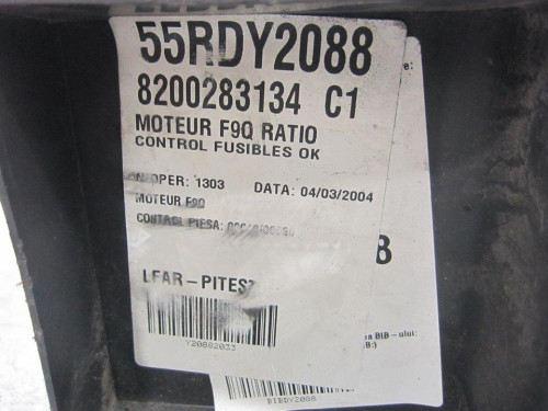  CAJA RELES / FUSIBLES Renault LAGUNA II (BG0) 