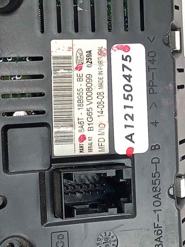  PANTALLA MULTIFUNCION, FORD, FIESTA (CB1) 