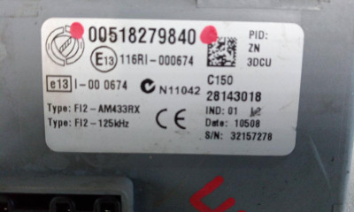 CAJA RELES / FUSIBLES, FIAT, 500 (150) BERLINA