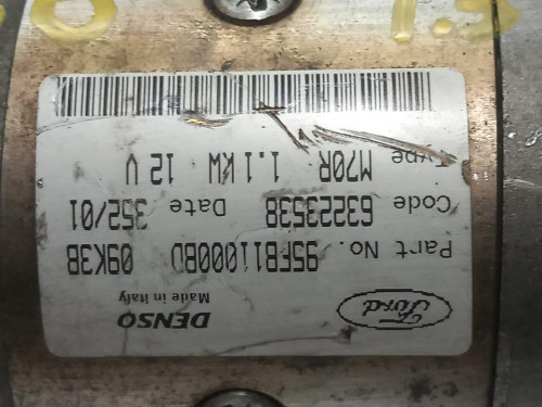  MOTOR ARRANQUE, FORD, FIESTA BERLINA (DX) 