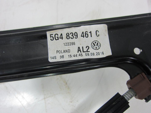  ELEVALUNAS TRASERO IZQUIERDO VOLKSWAGEN GOLF VII (5G1/BE1) 