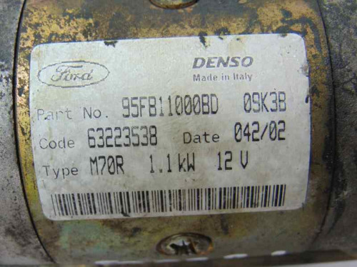MOTOR ARRANQUE, FORD, KA (CCQ)