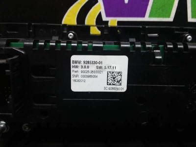 MANDO CLIMATIZADOR, BMW, SERIE 5 BERLINA (F10)