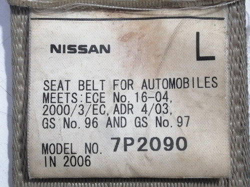  CINTURON SEGURIDAD TRASERO IZQUIERDO NISSAN PATHFINDER (R51) 