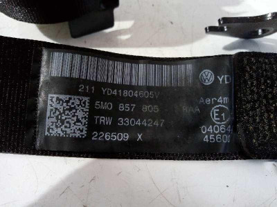 CINTURON SEGURIDAD TRASERO IZQUIERDO, VOLKSWAGEN, GOLF PLUS V (5M1)