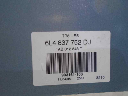  ELEVALUNAS DELANTERO DERECHO SEAT IBIZA (6L1) 