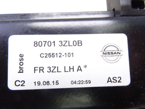  ELEVALUNAS DELANTERO IZQUIERDO, NISSAN, PULSAR (C13M) 