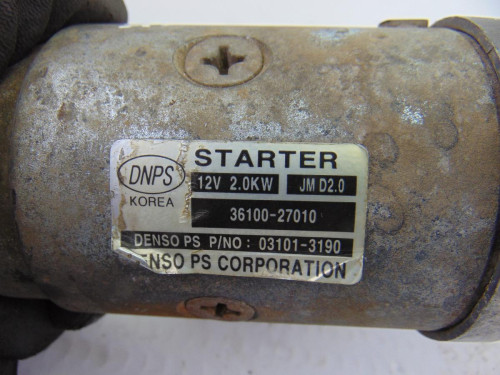  MOTOR ARRANQUE, HYUNDAI, SANTA FE (CM) 