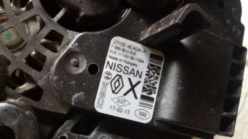 ALTERNADOR NISSAN QASHQAI (J11E) 