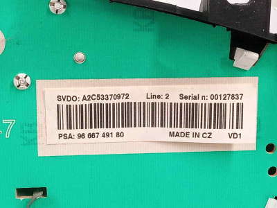 CUADRO INSTRUMENTOS, PEUGEOT, 207