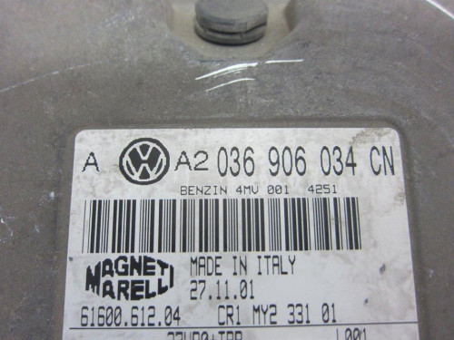 CENTRALITA MOTOR UCE, VOLKSWAGEN, GOLF IV BERLINA (1J1)(10.1997)