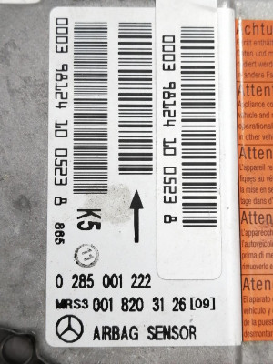 CENTRALITA AIRBAG, MERCEDES-BENZ, CLASE A (BM 168)