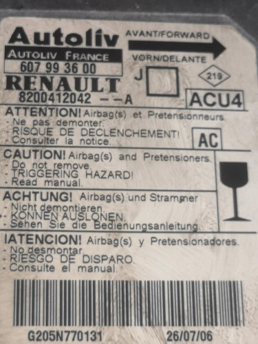 CENTRALITA AIRBAG Renault SCENIC II (JM) 