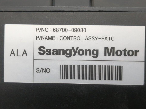  MANDO CLIMATIZADOR, SSANGYONG, KYRON 