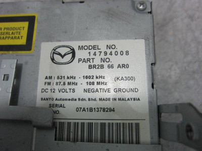 SISTEMA AUDIO / RADIO CD, MAZDA, 3 BERLINA (BK)