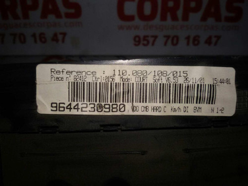 CUADRO INSTRUMENTOS Peugeot 406 BERLINA (S1/S2) 