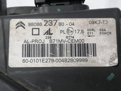 FARO DERECHO, CITROEN, C4 BERLINA