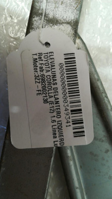 ELEVALUNAS DELANTERO IZQUIERDO, TOYOTA, COROLLA (E12)