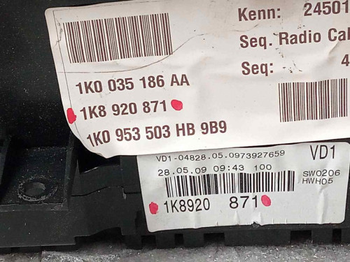  CUADRO INSTRUMENTOS, VOLKSWAGEN, SCIROCCO (137) 