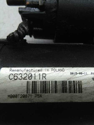 MOTOR ARRANQUE, PEUGEOT, 607 (S1)(12.2000)