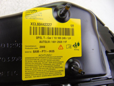AIRBAG LATERAL IZQUIERDO, OPEL, ZAFIRA B