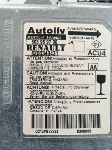  CENTRALITA AIRBAG RENAULT SCENIC II (JM) 