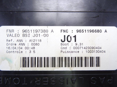 CAJA RELES / FUSIBLES, CITROEN, C5 BERLINA