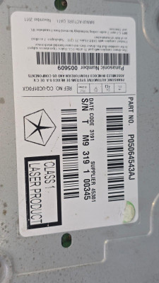 SISTEMA AUDIO / RADIO CD, FIAT, FREEMONT (345)