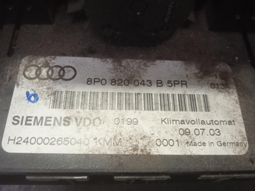  MANDO CALEFACCION / AIRE ACONDICIONADO AUDI A3 (8P1) 