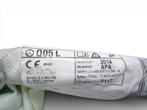 AIRBAG CORTINA DELANTERO IZQUIERDO, MERCEDES-BENZ, CLASE CLA (BM 117)
