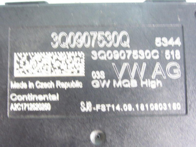 MODULO ELECTRONICO, VOLKSWAGEN, GOLF VII BERLINA (BQ1/BE2)