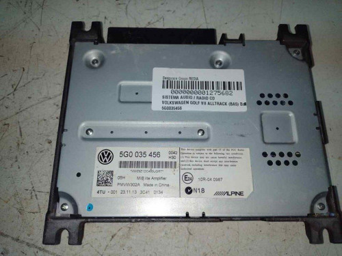  SISTEMA AUDIO / RADIO CD Volkswagen GOLF VII (5G1/BE1) 