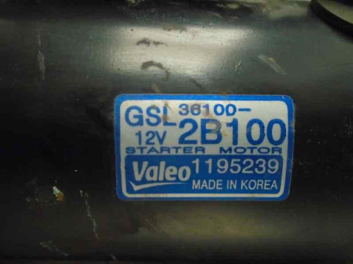  MOTOR ARRANQUE KIA SOUL (AM) 
