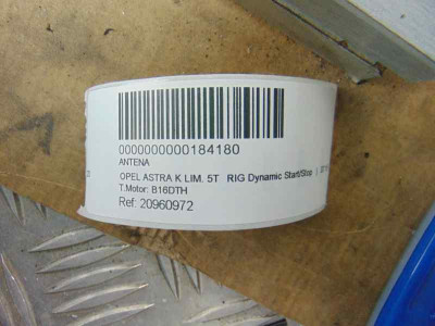 ANTENA, OPEL, ASTRA K BERLINA 5P