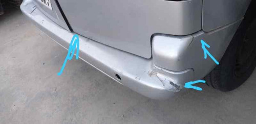  PARAGOLPES TRASERO, PEUGEOT, PARTNER TEPEE 