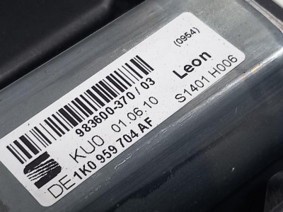 ELEVALUNAS TRASERO DERECHO, SEAT, LEON (1P1)