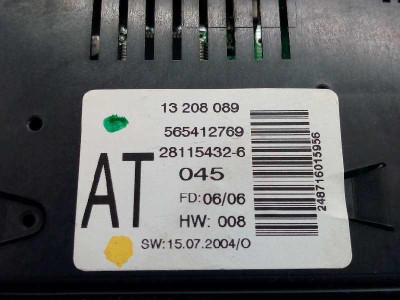 NO IDENTIFICADO, OPEL, ASTRA H BERLINA