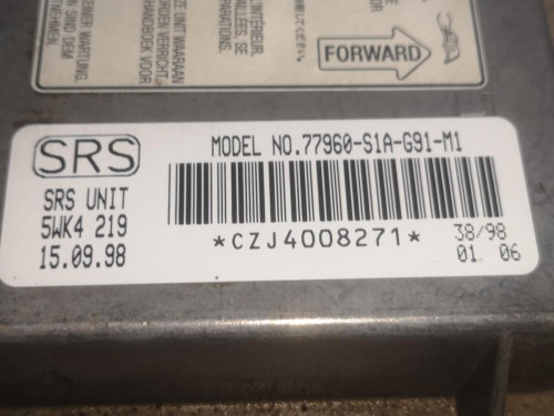 CENTRALITA AIRBAG Honda ACCORD BERLINA (CG7-9/CH1-7) 