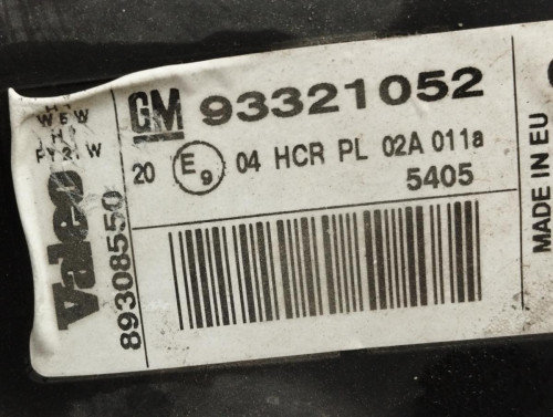  FARO IZQUIERDO OPEL MERIVA 