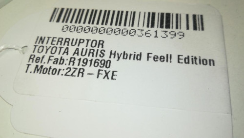  INTERRUPTOR, TOYOTA, AURIS (E18) 