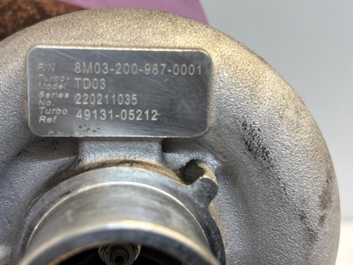 TURBOCOMPRESOR Peugeot BOXER (330/333) FURGÓN ACRISTALADO BAT.3000MM 