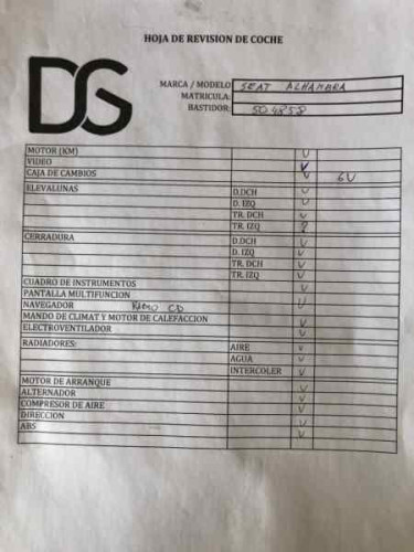 SEAT ALHAMBRA (7V9) de segunda mano