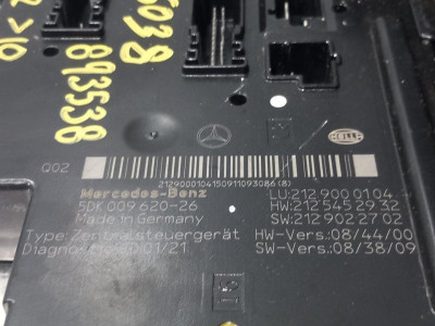 CAJA RELES / FUSIBLES, MERCEDES-BENZ, CLASE E (BM 212) FAMILIAR