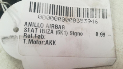 ANILLO AIRBAG, SEAT, IBIZA (6K1)