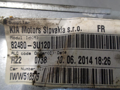 ELEVALUNAS DELANTERO DERECHO Kia SPORTAGE (SL) 