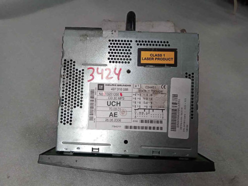  SISTEMA AUDIO / RADIO CD OPEL ZAFIRA B 