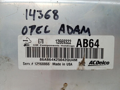 CENTRALITA MOTOR UCE, OPEL, ADAM