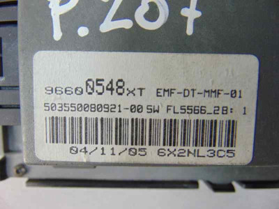 PANTALLA MULTIFUNCION, PEUGEOT, 207