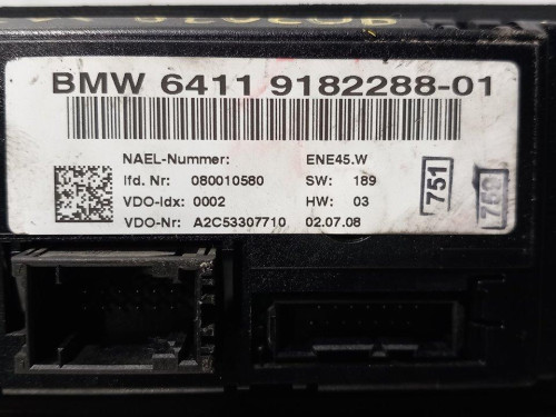  MANDO CALEFACCION / AIRE ACONDICIONADO, BMW, SERIE 3 COUPE (E92) 